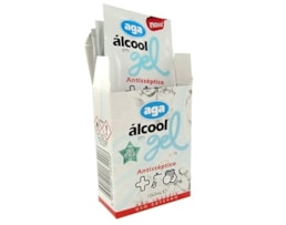 Alcool Gel em saquetas. c/10X3ml