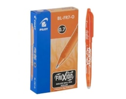 Esferográfica Pilot Frixion Ball BL-FR7, 0,7mm Laranja