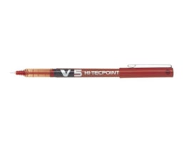 Marcador Pilot BX-V5 Hi-Tecpoint, Vermelho