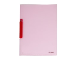 Classificador dohe, PP, c/ clipfile, Refª 90410, vermelho
