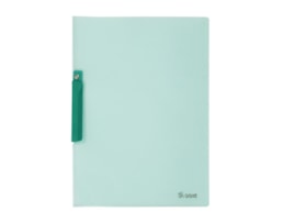 Classificador dohe, PP, c/ clipfile, Refª 90412, verde