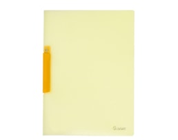 Classificador dohe, PP, c/ clipfile, Refª 90413, amarelo