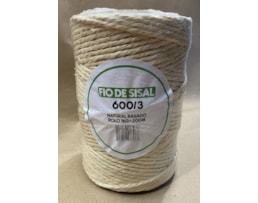 Fio Sisal 3 Cabos, 600/3  Rolo c/1 kg. (200m)