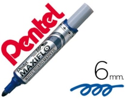 Marcador Pentel Maxiflo MWL5M p/ Quadro Bco. Azul