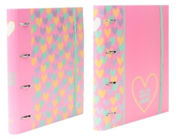 Dossier A4 Ancor, 4 arg. c/ recarga, B`Log Hearts