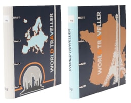 Dossier A4 Ancor, 4 arg. c/ recarga, B`Log Traveller