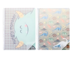 Caderno A5 Agraf. PP, Ancor, 48 fls./90g,  Play Me, Paut