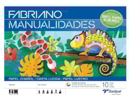 Caderno Papel Lustro Sadipal S0400007, 24x32cm c/10fls.