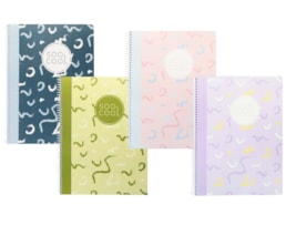 Caderno Espiral A5 Ancor SooCool c/ 80F/70g Quadriculado