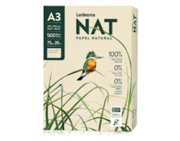 Papel Fotocopia NAT (100% natural) A3, 75grs Res. c/500f