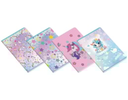 Caderno Agraf. A4 Ambar, Enchanted World, 48 fls./90g, Paut.