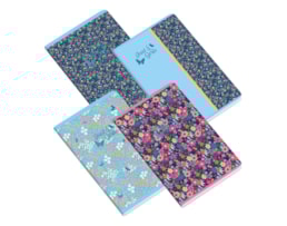 Caderno Agraf. A4 Ambar, Just 4 Girls, 48 fls./90g, Paut.