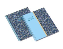 Caderno A5 Ambar, Espiral, 80fls. Just 4 Girls, Paut.