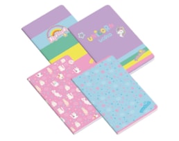 Caderno Agraf. A4 Ambar, Pets World, 48 fls./90g, Paut.