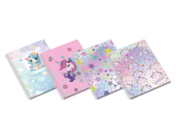 Caderno A5 Ambar, Espiral, 80fls. Enchanted World, Quad.