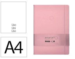 Caderno Notas Antartik, c/El, A4, C.D. 100f/80g Liso, Rosa P