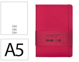 Caderno Notas Antartik, c/El, A5, CD. 100f/80g Liso, Fucsia