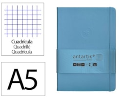 Caderno Notas Antartik, +El, A5, CD. 100f/80g Quad, Azul C