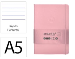 Caderno Notas Antartik, c/El, A5, CD. 100f/80g Paut, Rosa P.