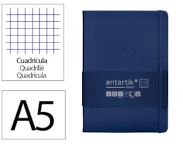Caderno Notas Antartik, +El, A5, CD. 100f/80g Quad, Azul M