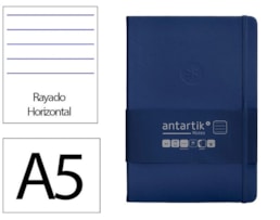 Caderno Notas Antartik, c/El, A5, CD. 100f/80g Paut, Azul M