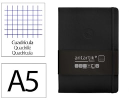 Caderno Notas Antartik, +El, A5, CD. 100f/80g Quad, Preto