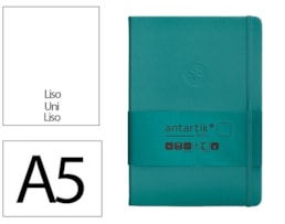 Caderno Notas Antartik, c/El, A5, CD. 100f/80g Liso, Verde A