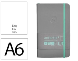 Caderno Notas Antartik, +El, A6, CD. 100f/80g Liso, Cinza