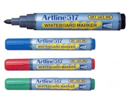 Marcador Artline Refª 517, Q. Branco, Verde