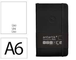 Caderno Notas Antartik, +El, A6, CD. 100f/80g Liso, Preto