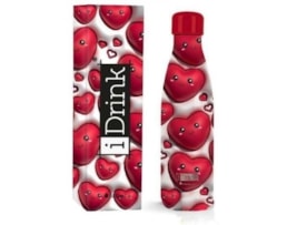 Garrafa Térmica Inox, p.dupla, 500ml, ID0456, F. Y. Heart 3D