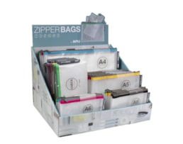 Bolsa Eva-Bag, Apli, 17380 c/ fecho zip, Exp. c/80Un Sortido