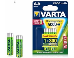 Pilhas Varta 5716 (AA) Recarregáveis 2600Ah Blister c/2