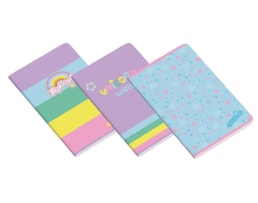 Caderno Agraf. A5 Ambar, Pets World, 48 fls./90g, Paut.