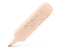Marcador Faber-Castell Fluorescente R.46, Pó de Arroz Pastel