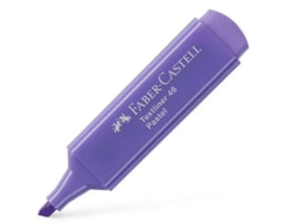 Marcador Faber-Castell Fluorescente Ref.46, Lilás Pastel