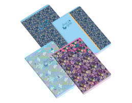 Caderno A4 Agraf. PP, Ambar, 48 fls./90g, Just 4 Girls Paut.