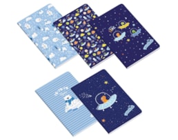 Caderno A4 Agraf. PP, Ambar, 48f./90g, Pets World Boy, P