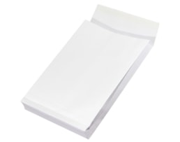Saco Branco 130g. c/ fole, C4 - 229X324X38mm autodex