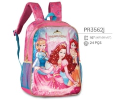 Mochila escolar Clio, 16" PR3562J, (40X30X13cm), Princesas M