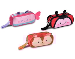 Bolsa p/ Lápis Clio Pets, Duplo, 21X9X6 cm, sort.