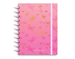 Caderno Ecosmart A4, PP, 100Fl/100g. (60P+20Q+20L) Paradise