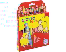 Lápis Cor Giotto BE-BÉ, Refª 48200 - afia, c/12 cores