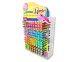 Marcador Fluor M&G Aroma e Glitter Exp. c/ 216 uni.
