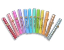 Marcador Fluor M&G Aroma e Glitter Azul Cyan
