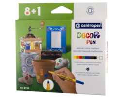 Marcador Centropen Decor Pen, ref. 2738, 8+1 cores