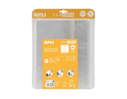 Bolsas Apli PP p/protecção c/28,5cm Ajustáveis, 16911 , Bl.5