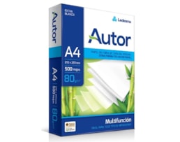 Papel Fotocopia Autor A4 80 grs Res. c/500 FLs