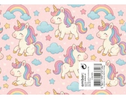 Papel Fantasia Ambar 70x100, Inf, M. Unicorn, C10/370, 25Fls