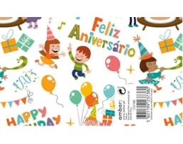 Papel Fantasia Ambar 70x100, Inf, H. Birthday, C10/382, 25F
